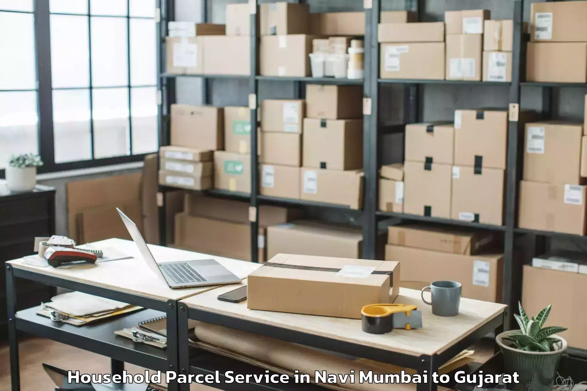 Book Your Navi Mumbai to Himatnagar Household Parcel Today